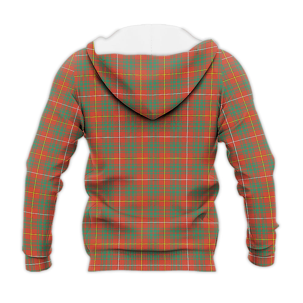 Bruce Ancient Tartan Knitted Hoodie - Tartanvibesclothing