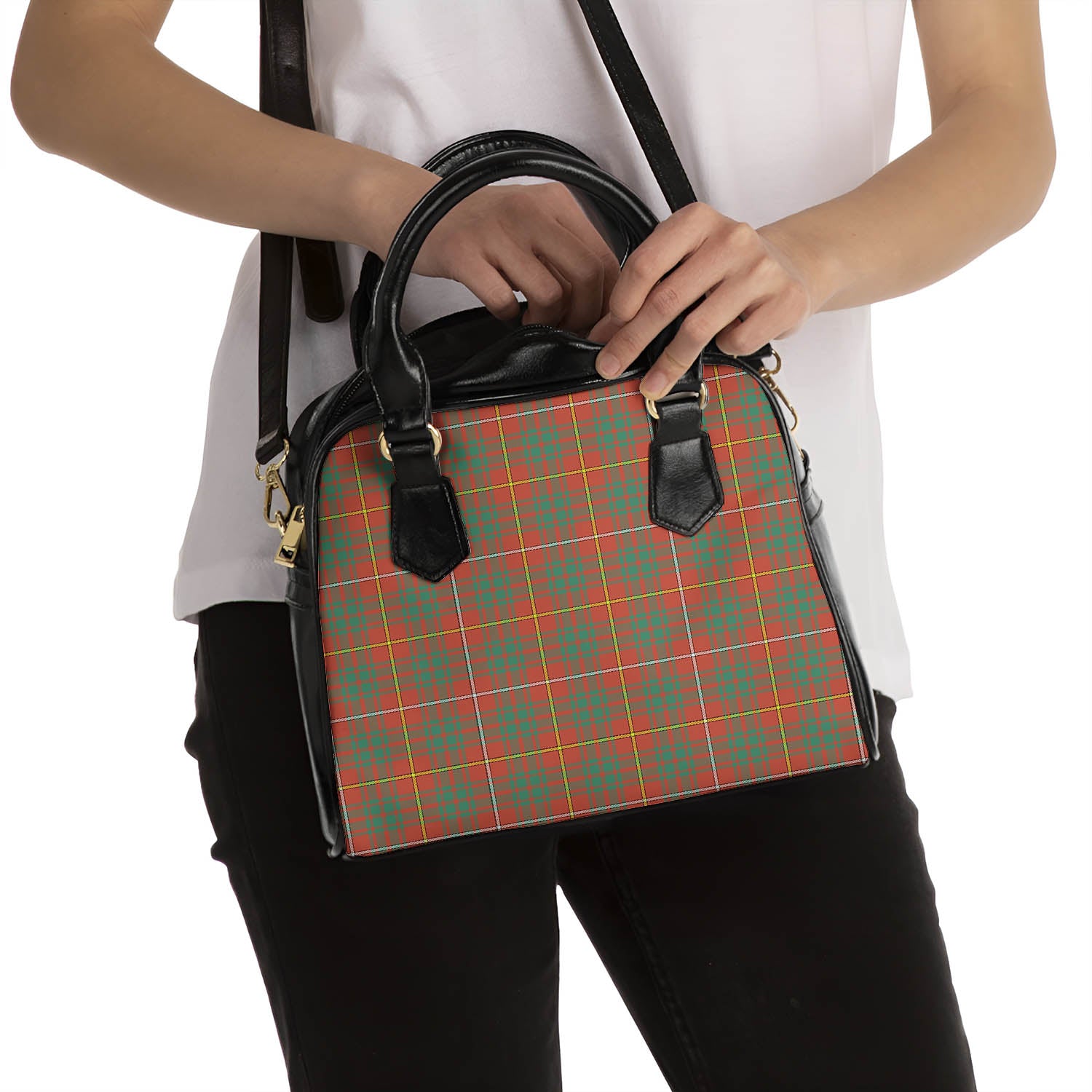 Bruce Ancient Tartan Shoulder Handbags - Tartanvibesclothing