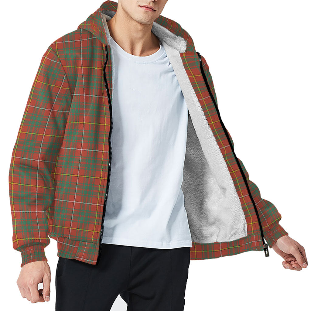 Bruce Ancient Tartan Sherpa Hoodie - Tartanvibesclothing