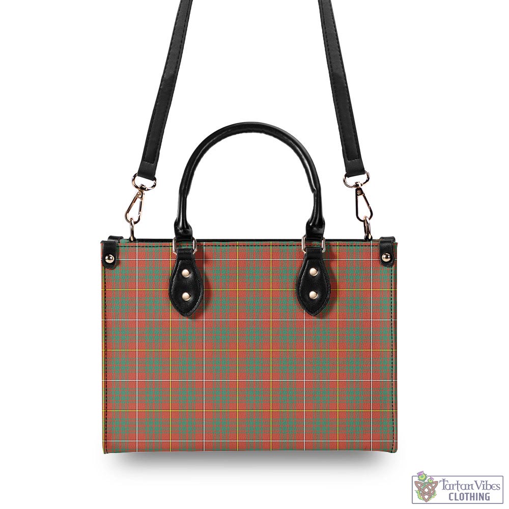 Tartan Vibes Clothing Bruce Ancient Tartan Luxury Leather Handbags