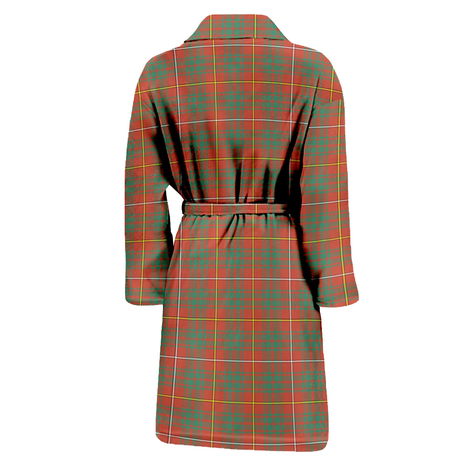 Bruce Ancient Tartan Bathrobe with Family Crest - Tartan Vibes Clothing