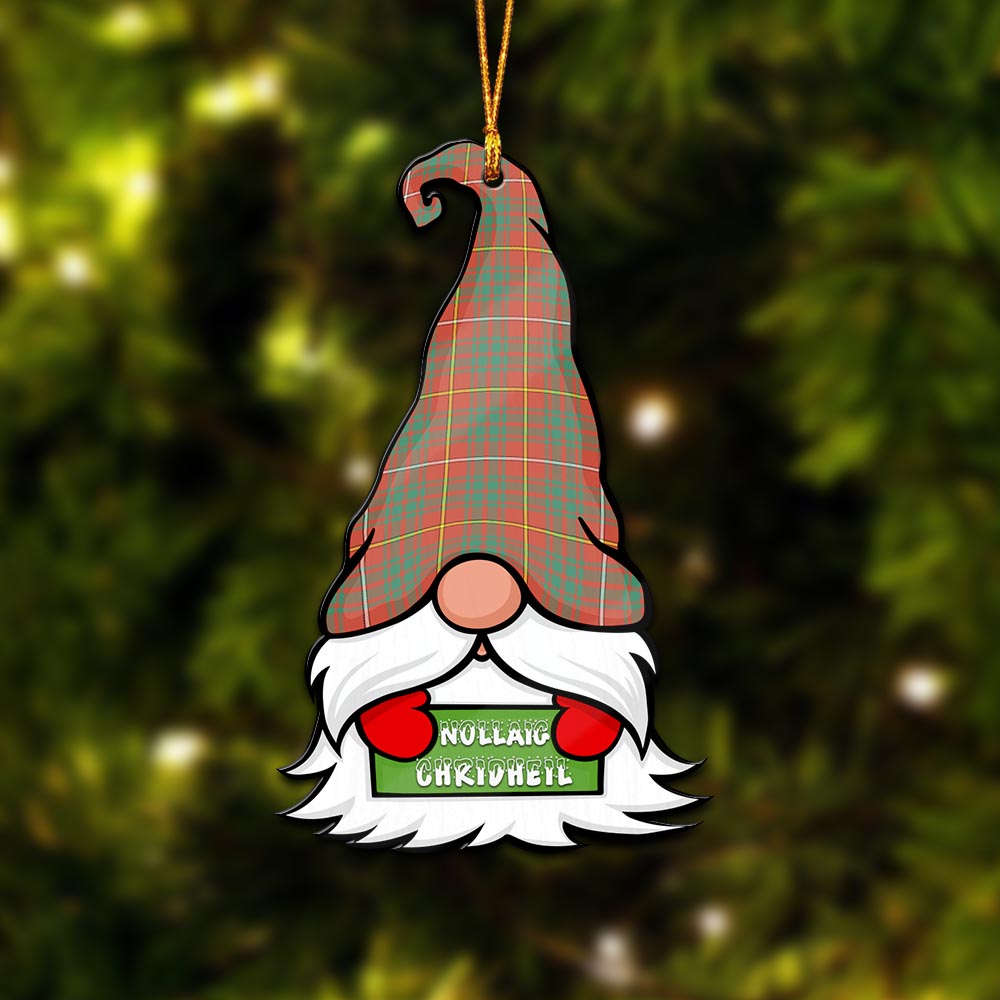 Bruce Ancient Gnome Christmas Ornament with His Tartan Christmas Hat - Tartan Vibes Clothing