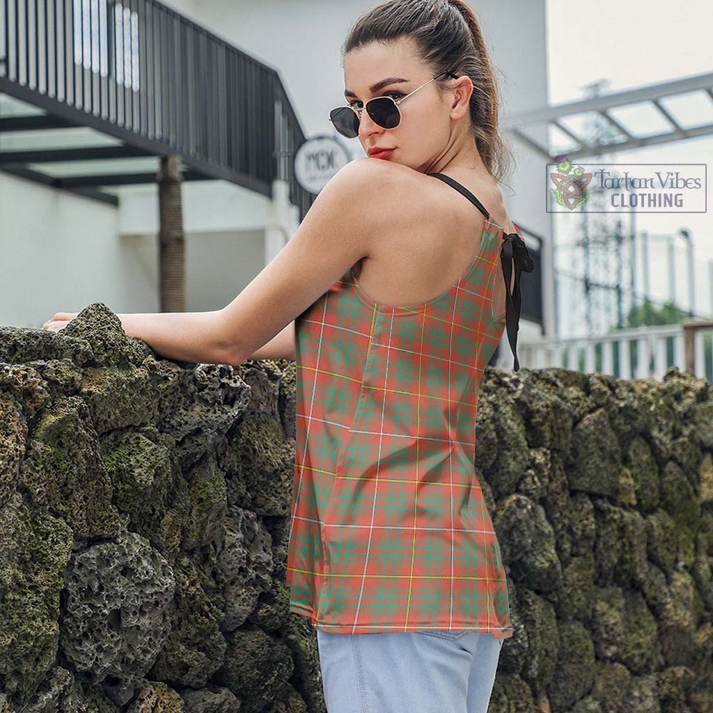 Tartan Vibes Clothing Bruce Ancient Tartan Loose Halter Neck Camisole