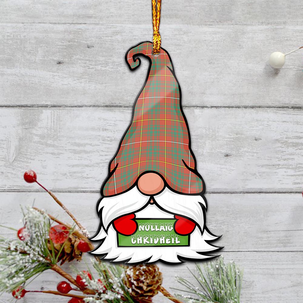 Bruce Ancient Gnome Christmas Ornament with His Tartan Christmas Hat - Tartan Vibes Clothing