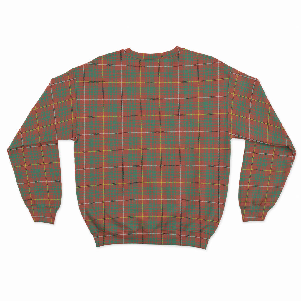 Bruce Ancient Tartan Sweatshirt with Family Crest - Tartan Vibes Clothing