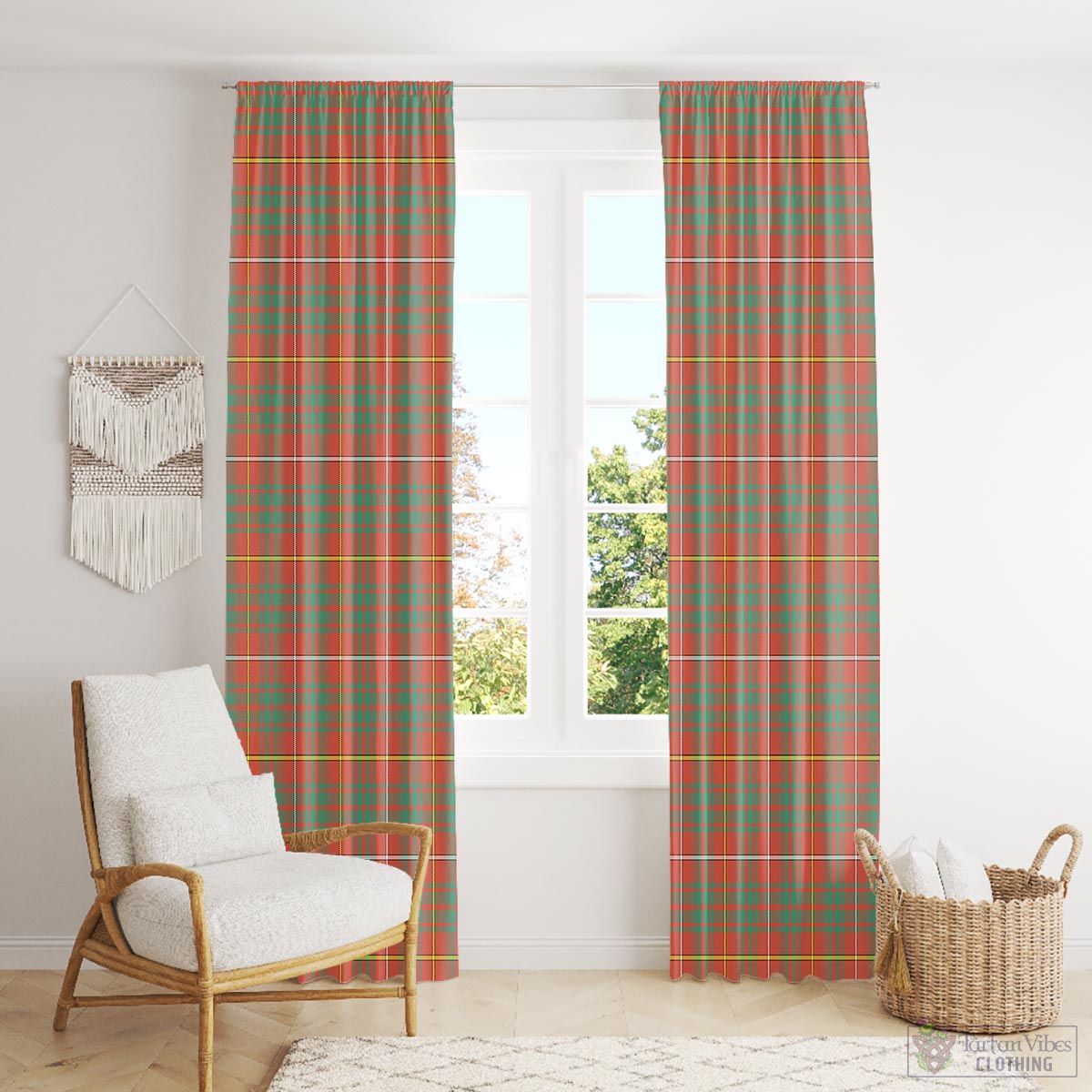 Bruce Ancient Tartan Window Curtain