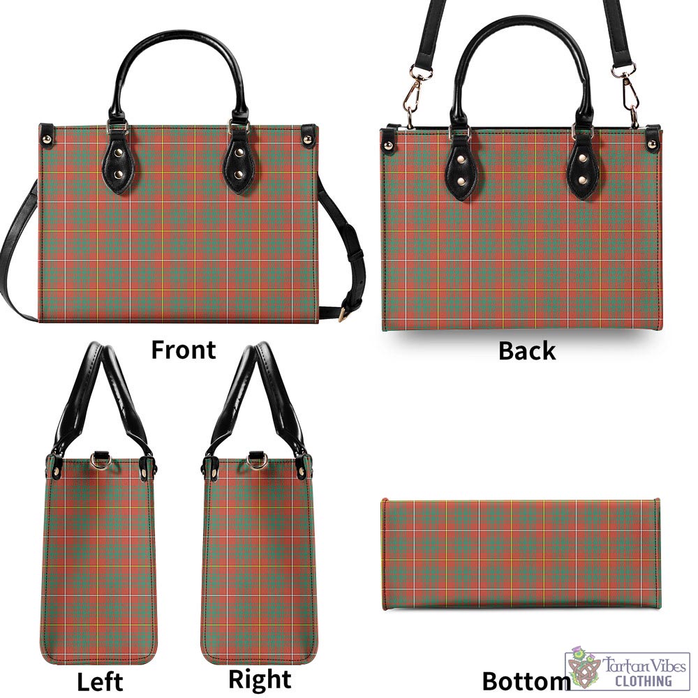 Tartan Vibes Clothing Bruce Ancient Tartan Luxury Leather Handbags