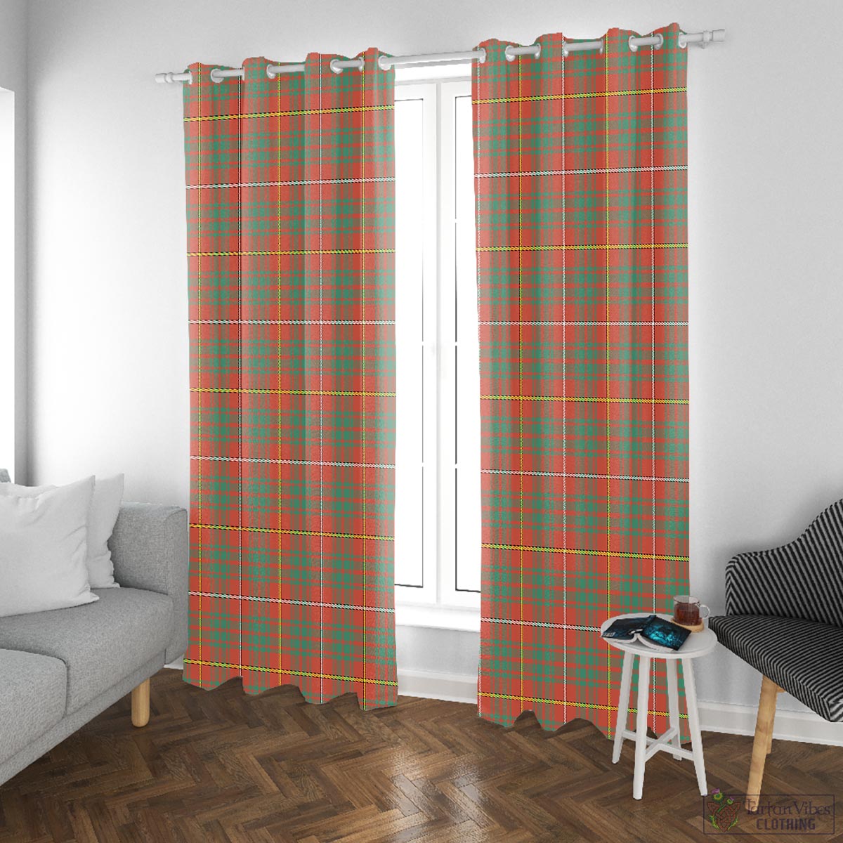 Bruce Ancient Tartan Window Curtain