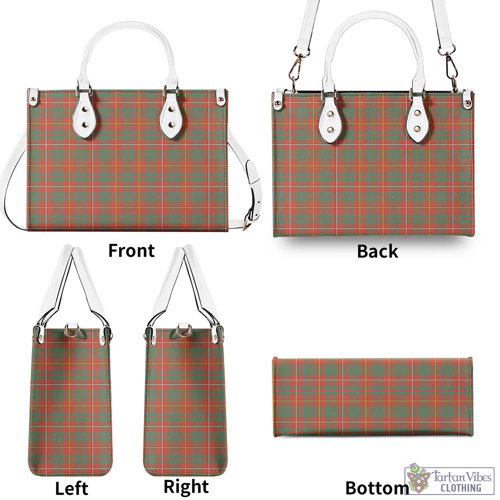 Tartan Vibes Clothing Bruce Ancient Tartan Luxury Leather Handbags