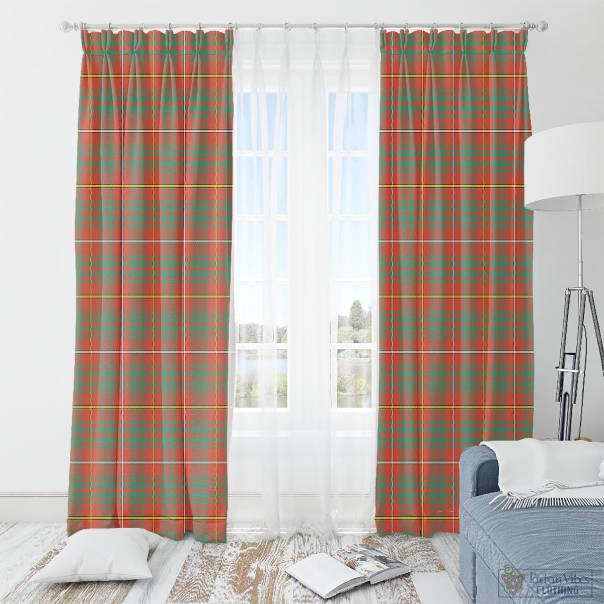 Bruce Ancient Tartan Window Curtain