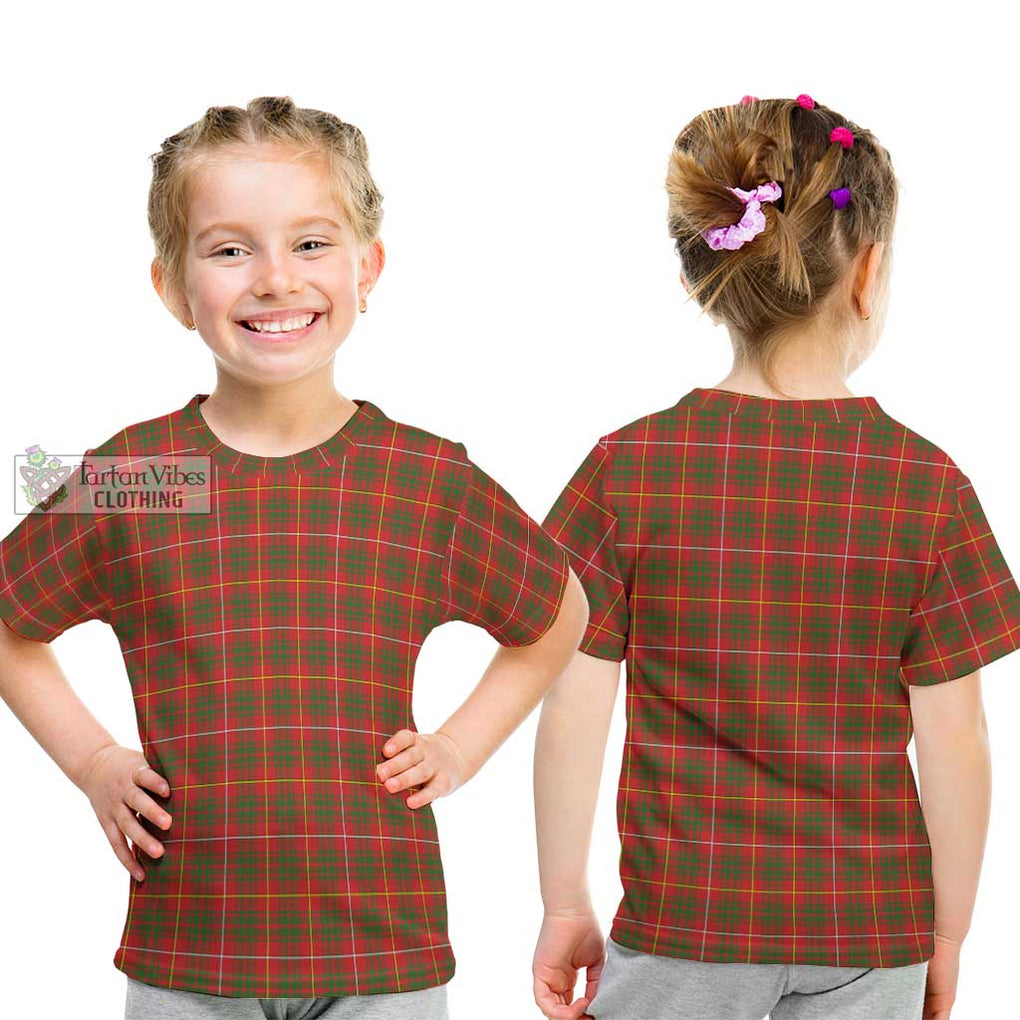 Bruce County Canada Tartan Kid T-Shirt Youth XL Size14 - Tartanvibesclothing Shop