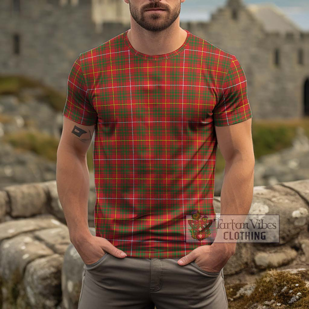 Bruce County Canada Tartan Cotton T-Shirt Men's Shirt - Tartanvibesclothing Shop