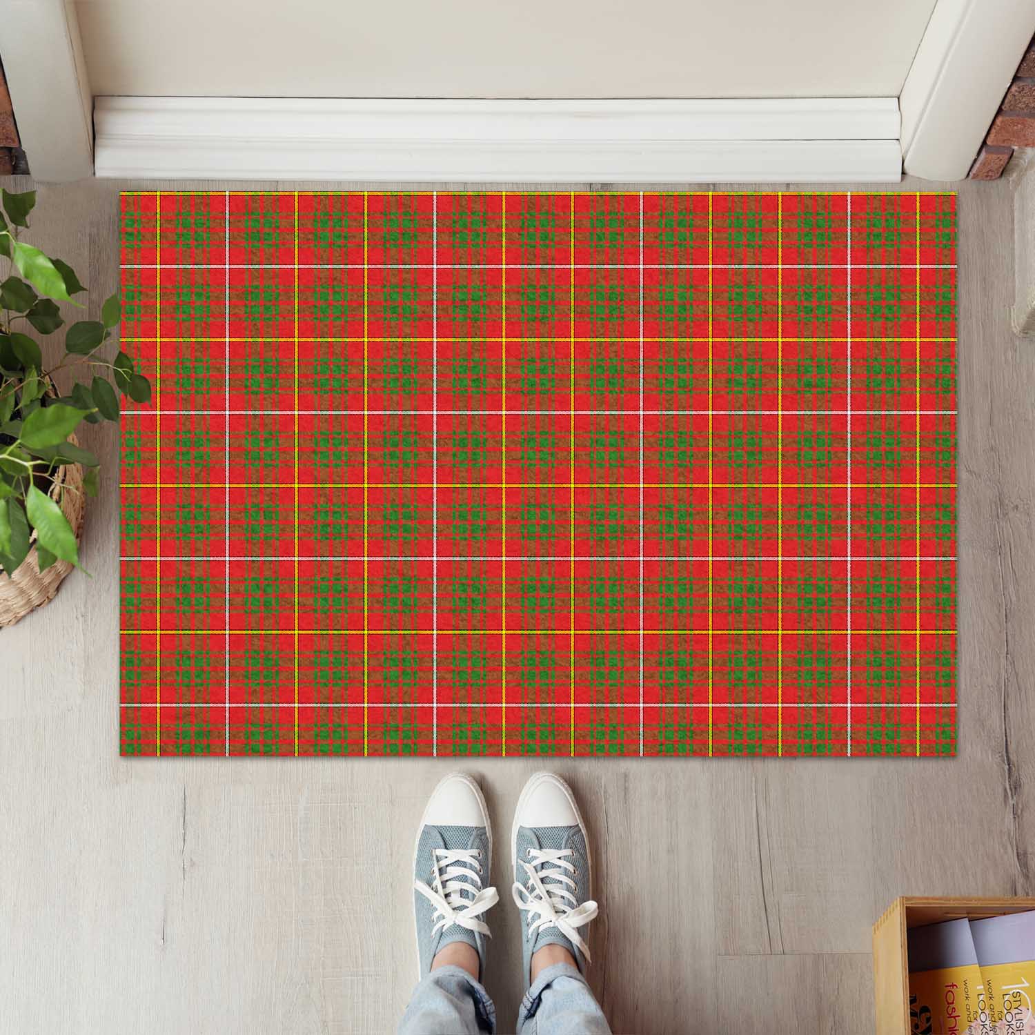 Bruce County Canada Tartan Door Mat - Tartanvibesclothing