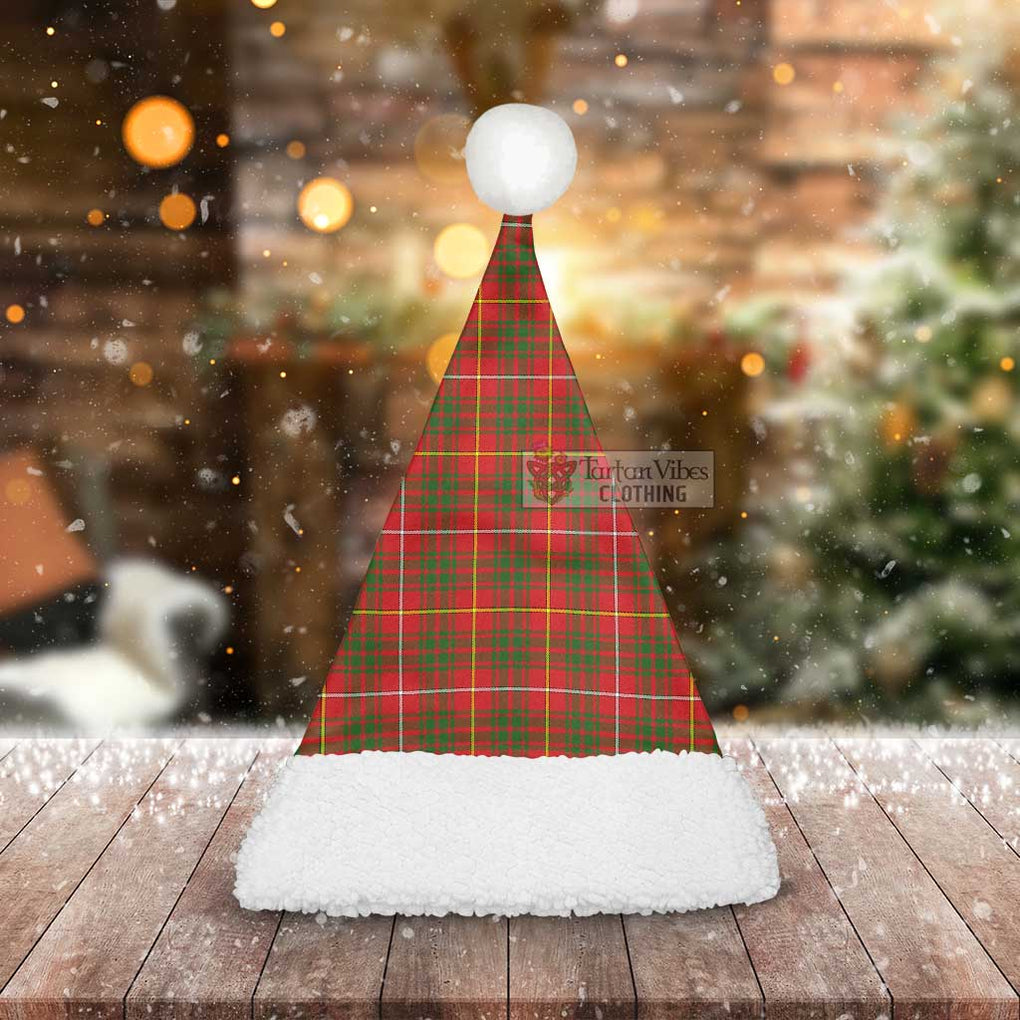 Bruce County Canada Tartan Christmas Santa Hats - Tartan Vibes Clothing