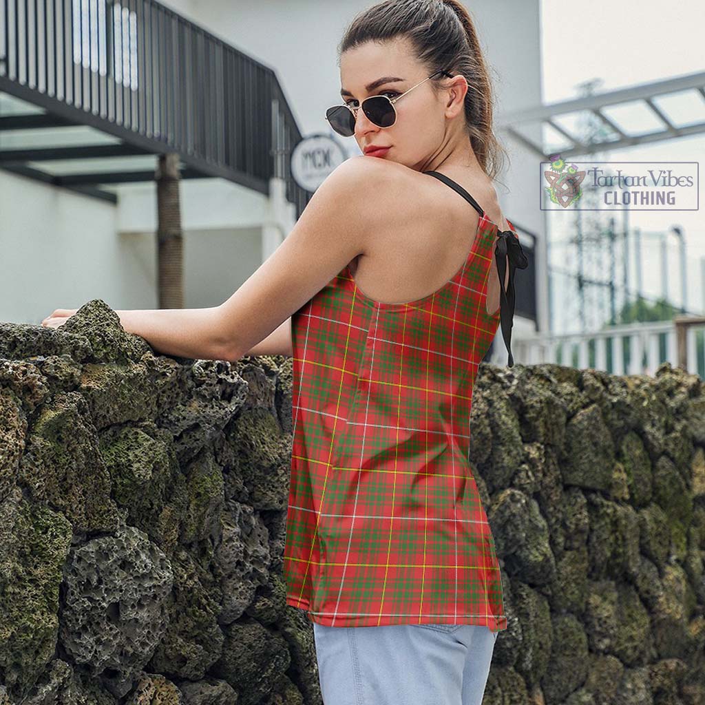 Tartan Vibes Clothing Bruce County Canada Tartan Loose Halter Neck Camisole