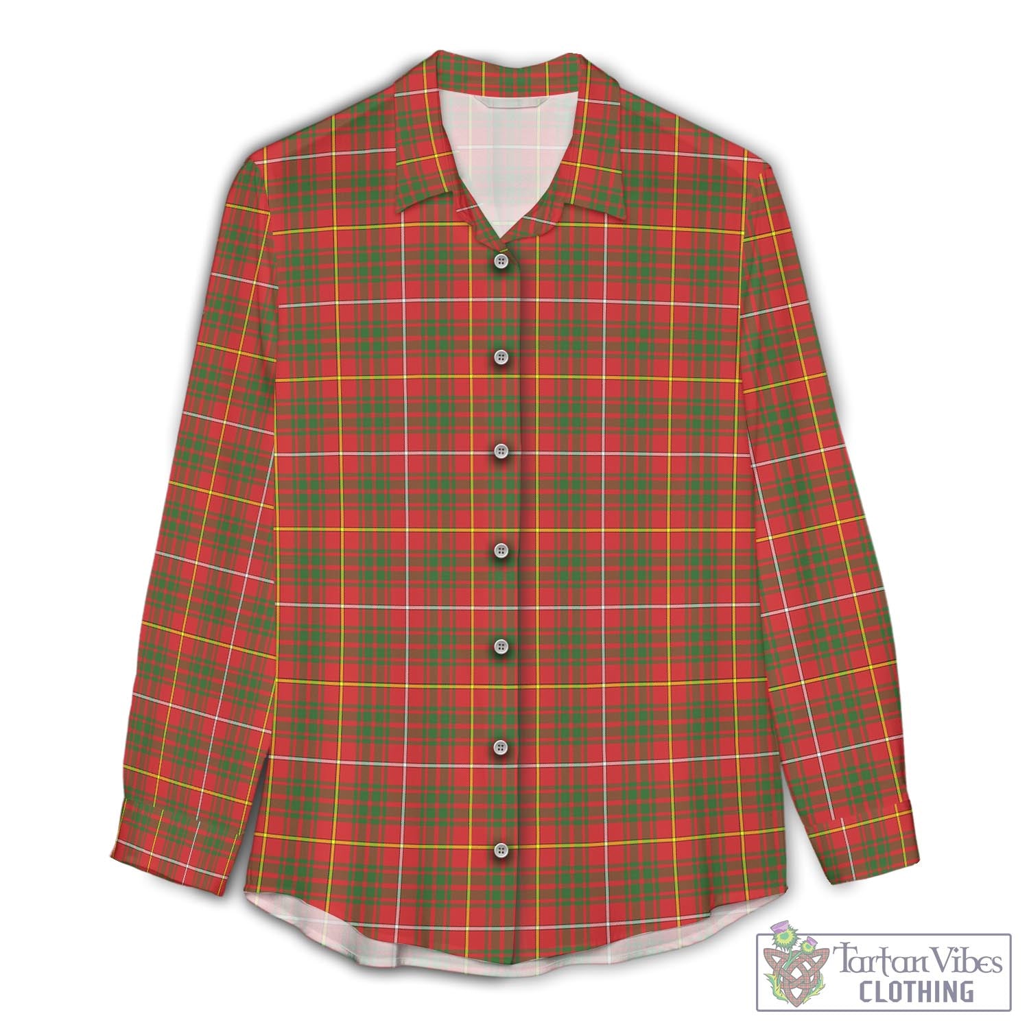 Bruce County Canada Tartan Womens Casual Shirt