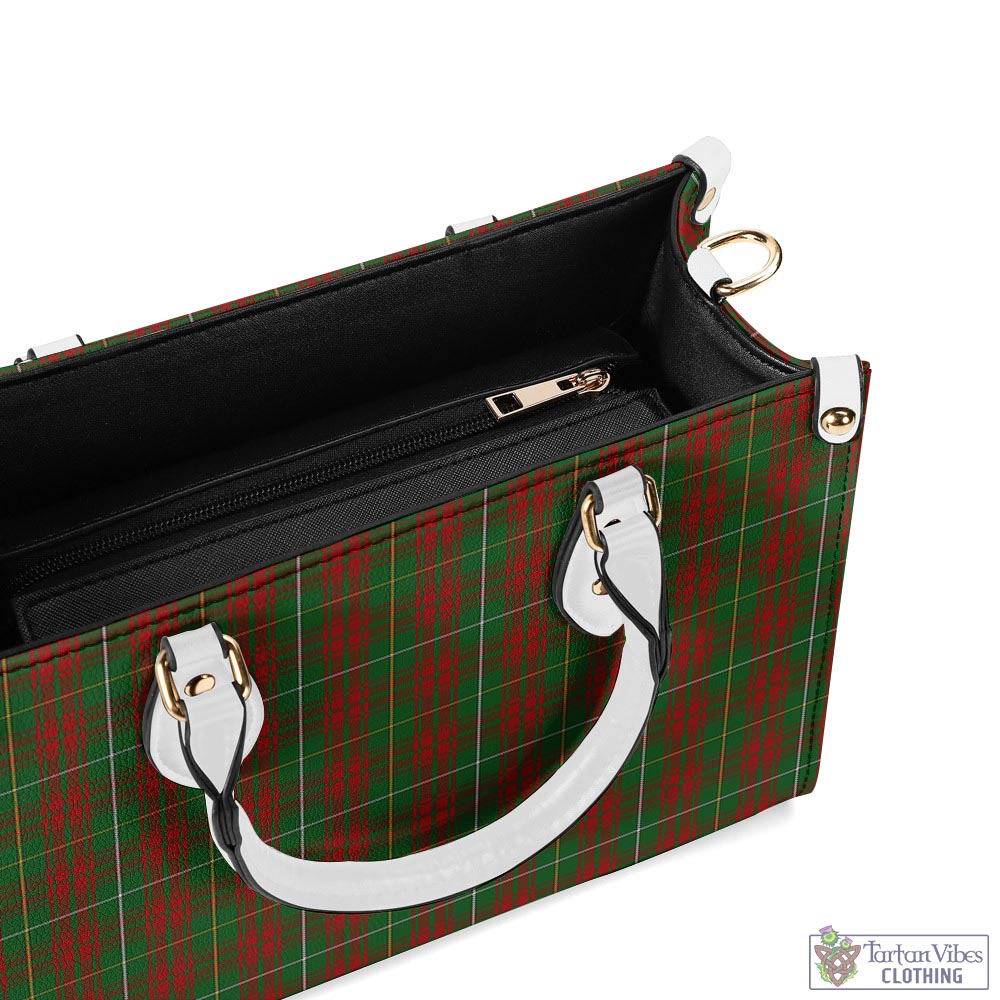 Tartan Vibes Clothing Bruce Hunting Tartan Luxury Leather Handbags