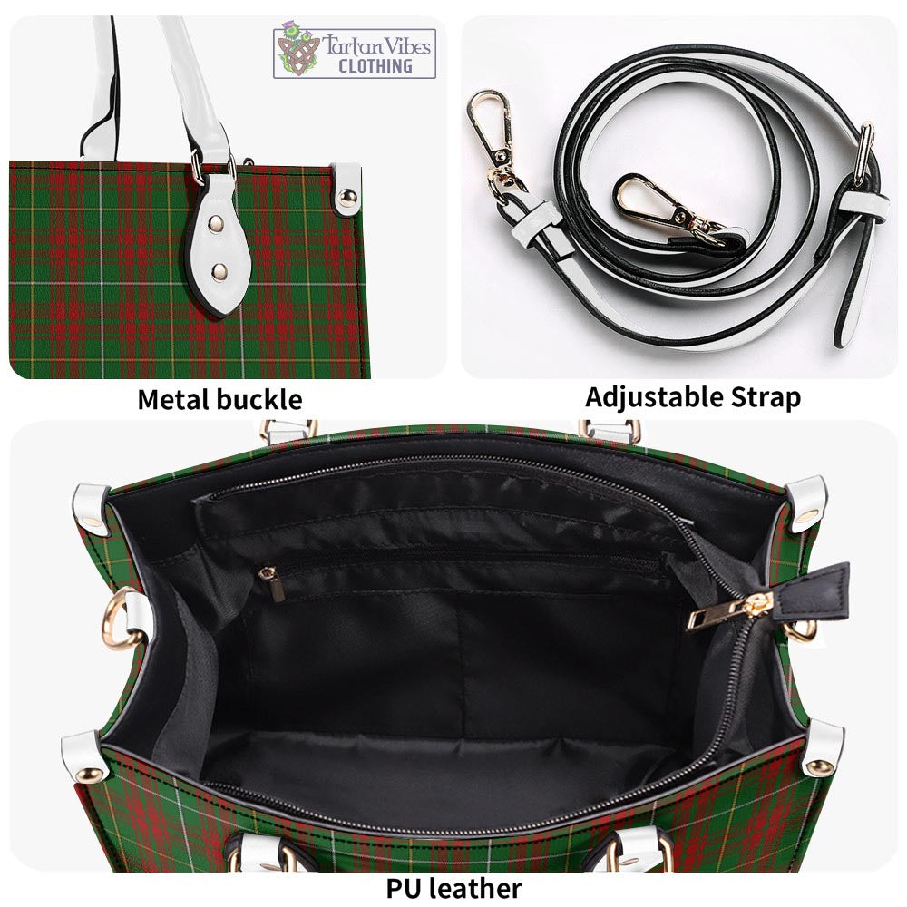 Tartan Vibes Clothing Bruce Hunting Tartan Luxury Leather Handbags