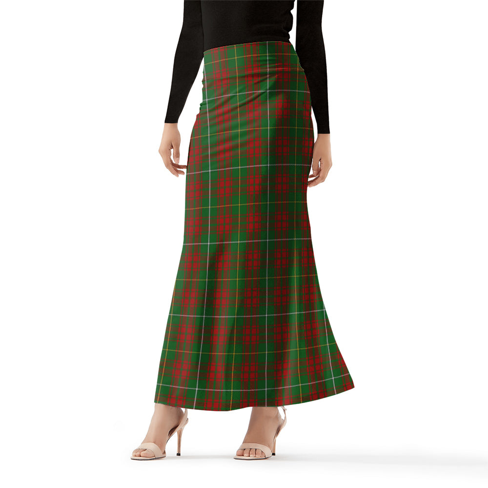 Bruce Hunting Tartan Womens Full Length Skirt Female - Tartanvibesclothing