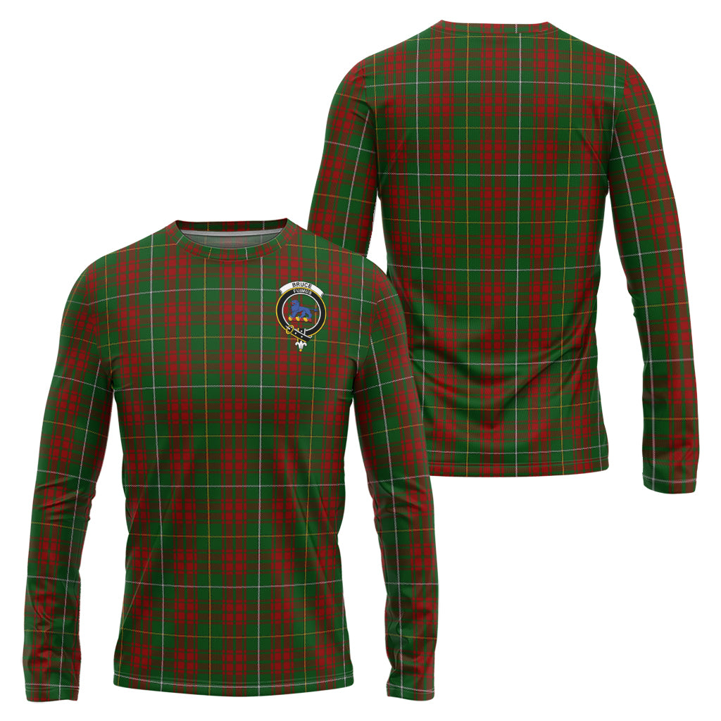 Bruce Hunting Tartan Long Sleeve T-Shirt with Family Crest Unisex - Tartanvibesclothing