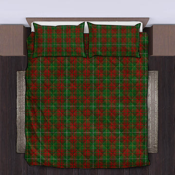 Bruce Hunting Tartan Quilt Bed Set