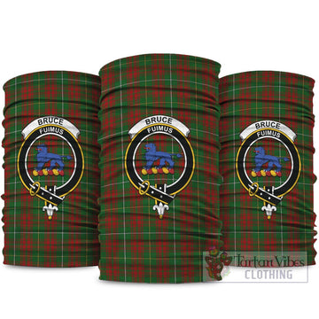 Bruce Hunting Tartan Neck Gaiters, Tartan Bandanas, Tartan Head Band with Family Crest