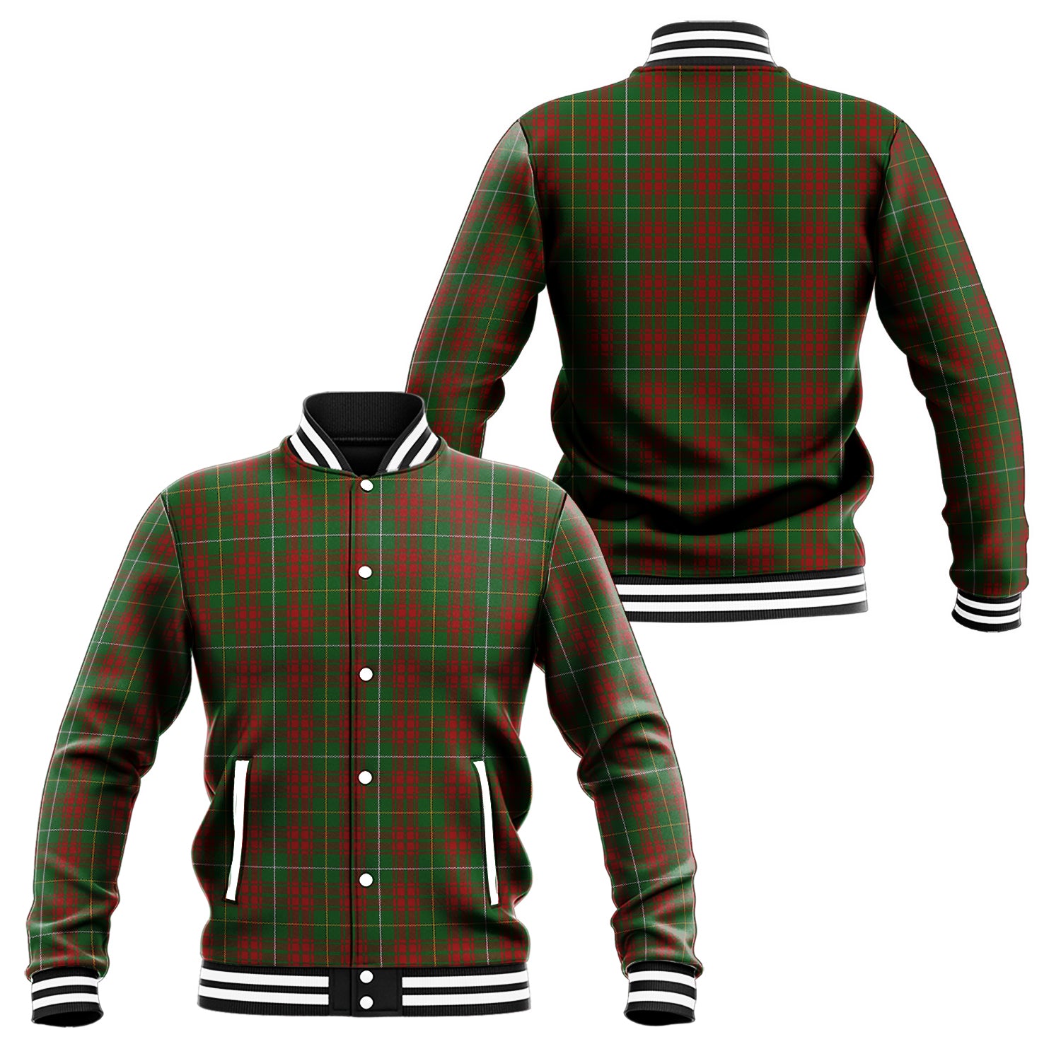 Bruce Hunting Tartan Baseball Jacket Unisex - Tartan Vibes Clothing