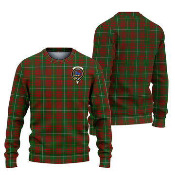 Bruce Hunting Tartan Ugly Sweater with Family Crest