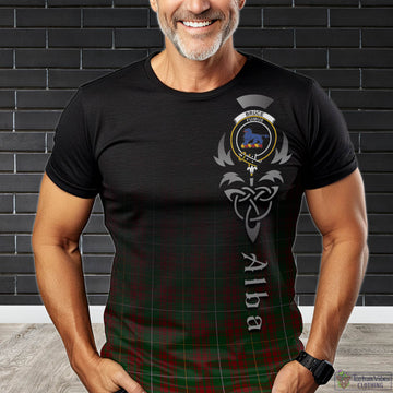 Bruce Hunting Tartan T-Shirt Featuring Alba Gu Brath Family Crest Celtic Inspired