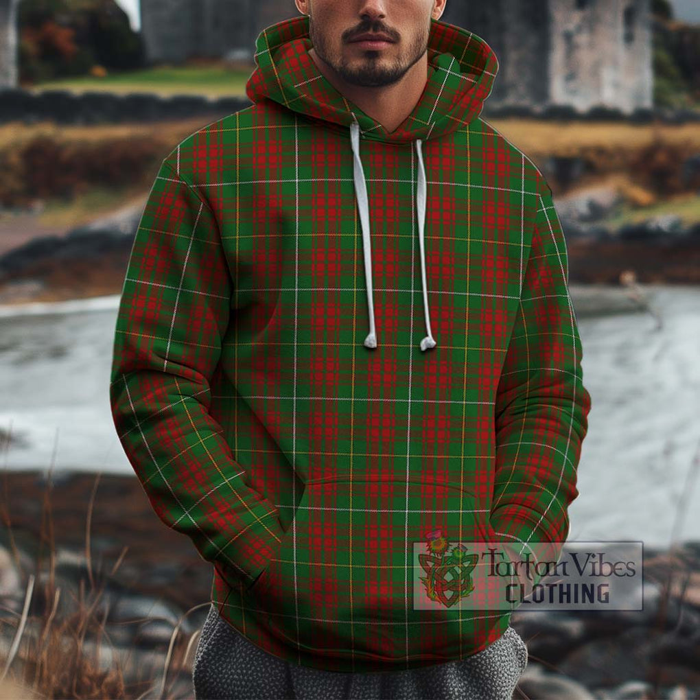 Bruce Hunting Tartan Cotton Hoodie Pullover Hoodie XS - Tartan Vibes Clothing