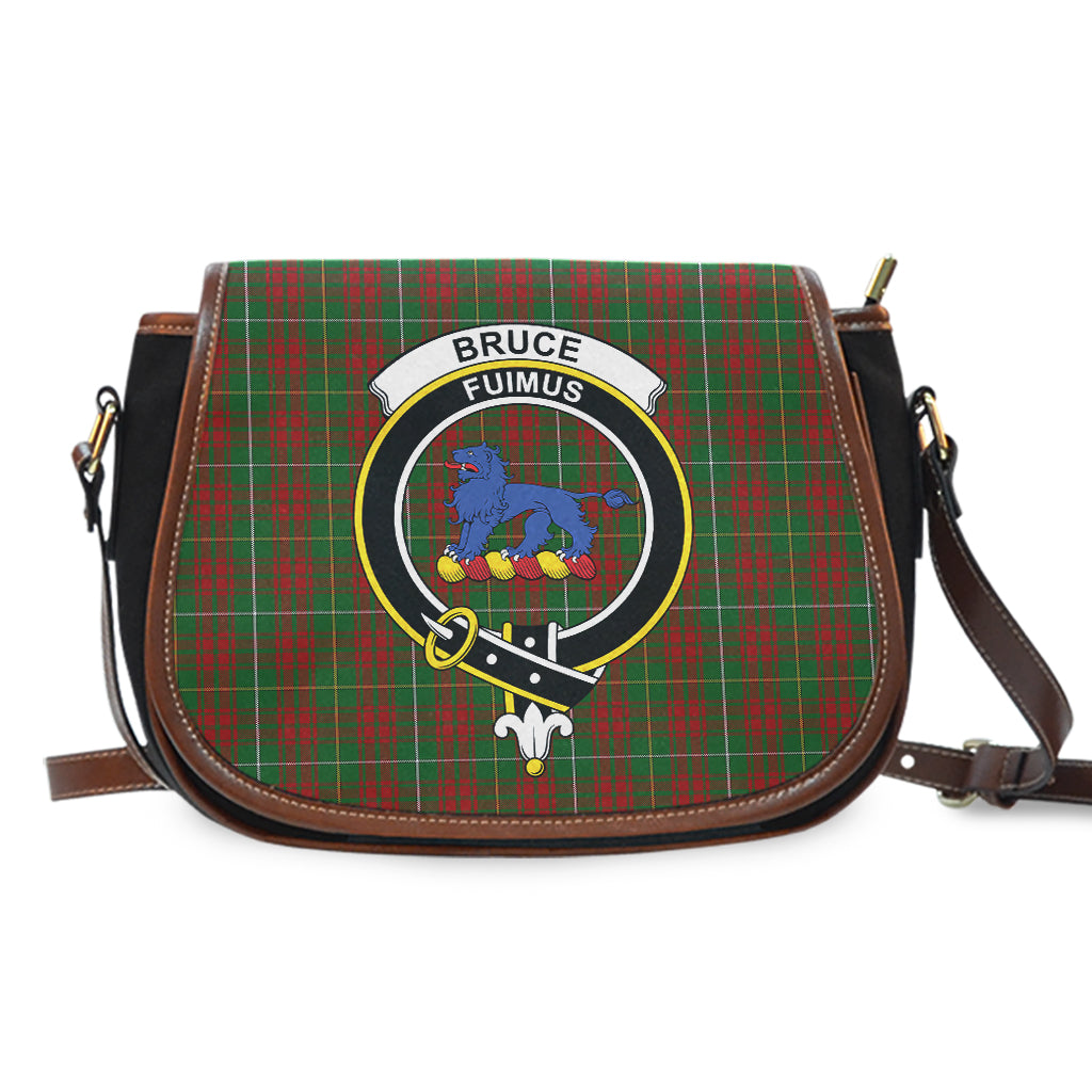 Bruce Hunting Tartan Saddle Bag with Family Crest - Tartan Vibes Clothing