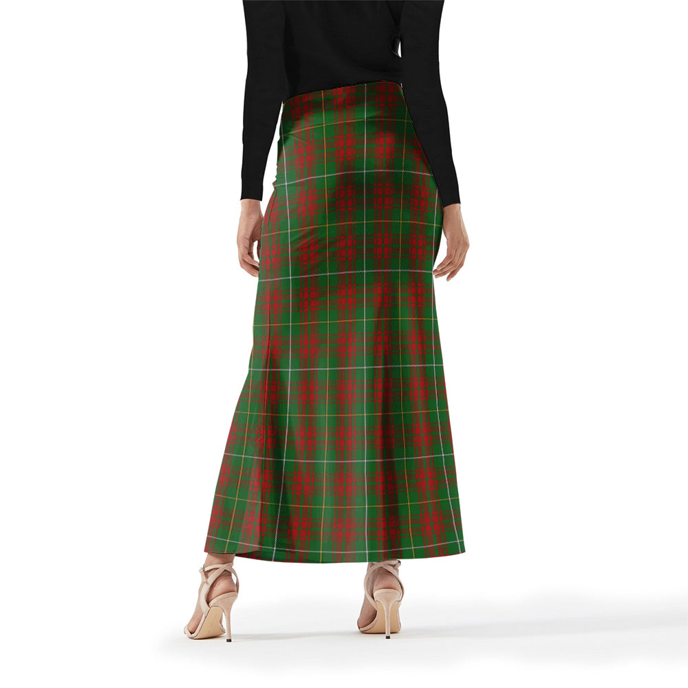 Bruce Hunting Tartan Womens Full Length Skirt - Tartanvibesclothing