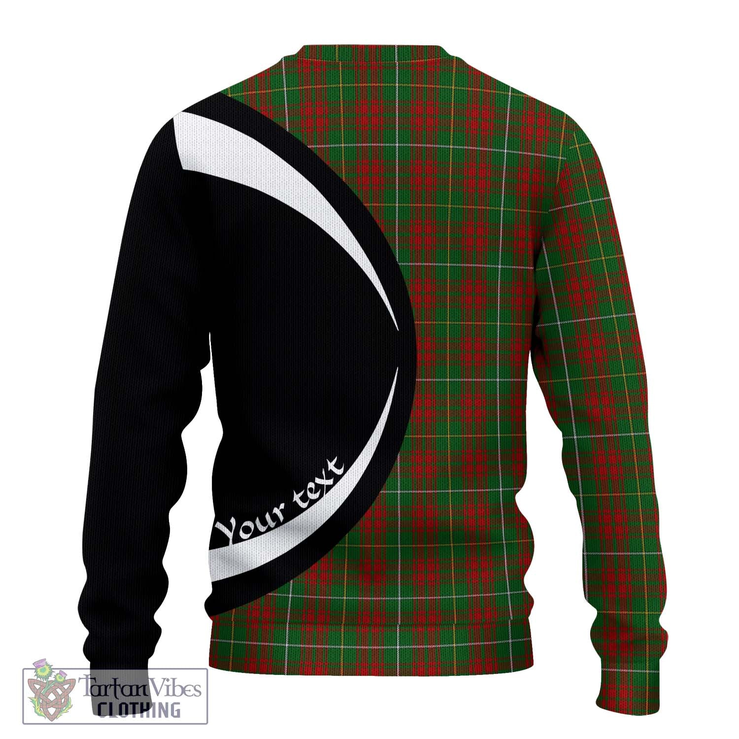 Bruce Hunting Tartan Ugly Sweater with Family Crest Circle Style - Tartan Vibes Clothing