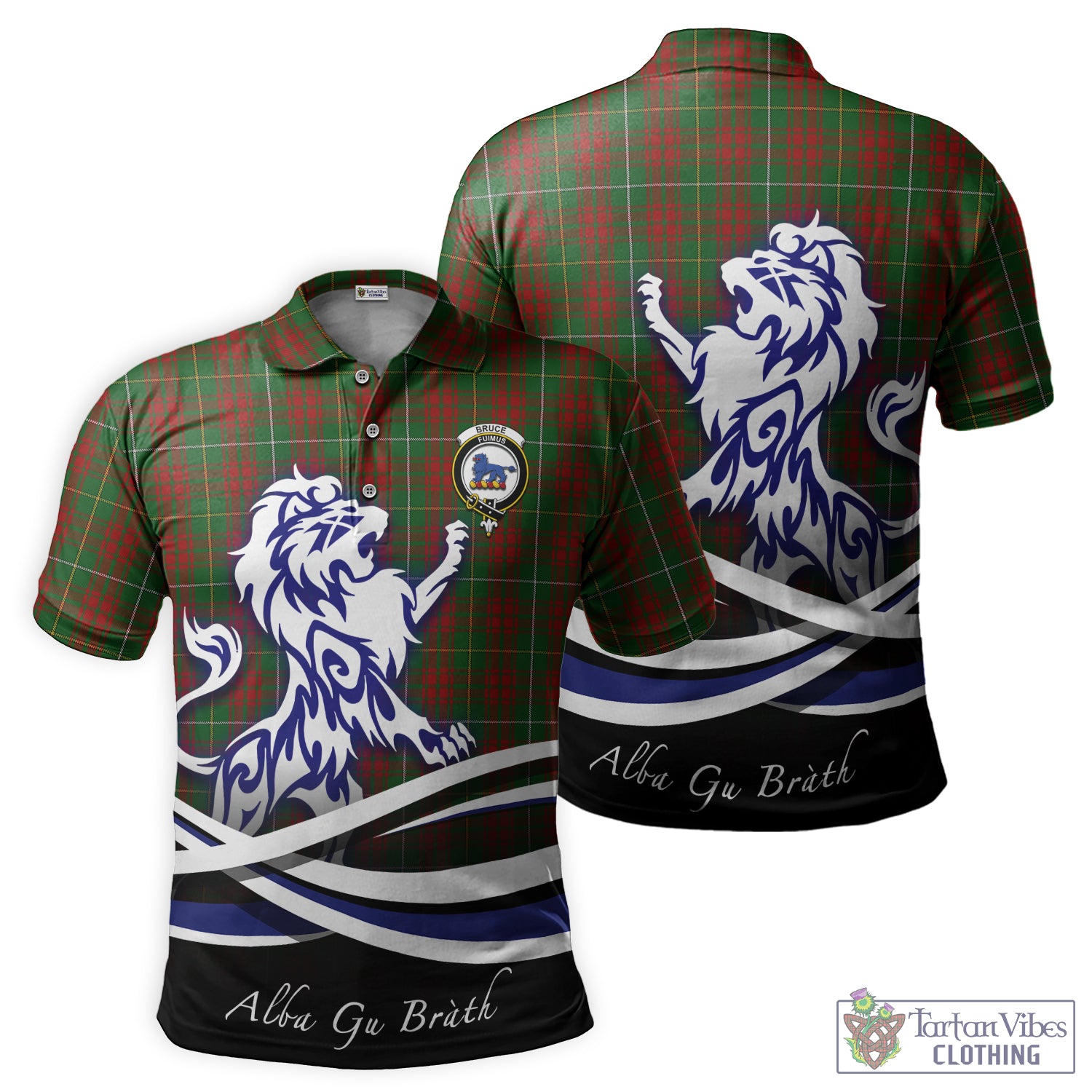 bruce-hunting-tartan-polo-shirt-with-alba-gu-brath-regal-lion-emblem