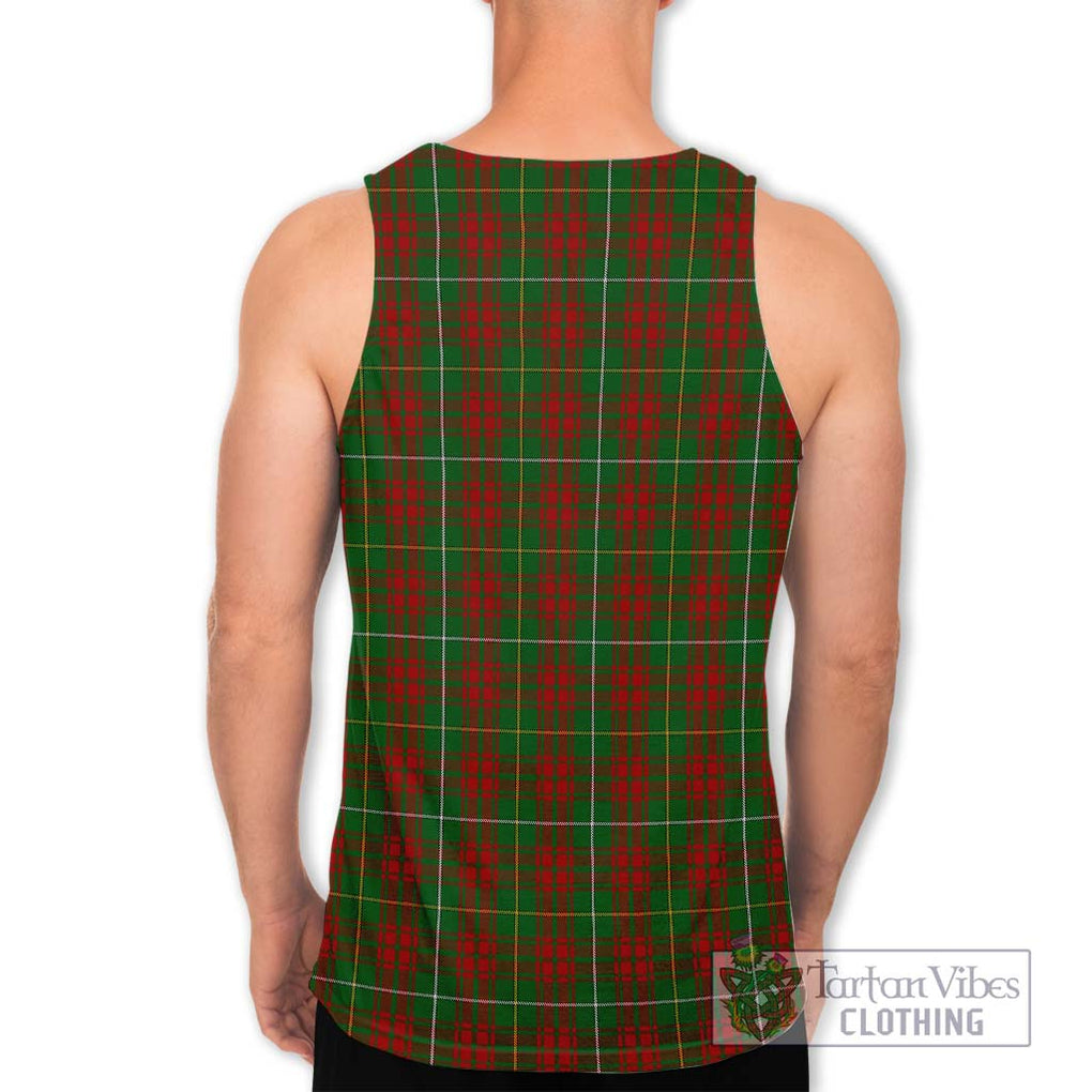 Bruce Hunting Tartan Men's Tank Top with Family Crest DNA In Me Style - Tartanvibesclothing Shop