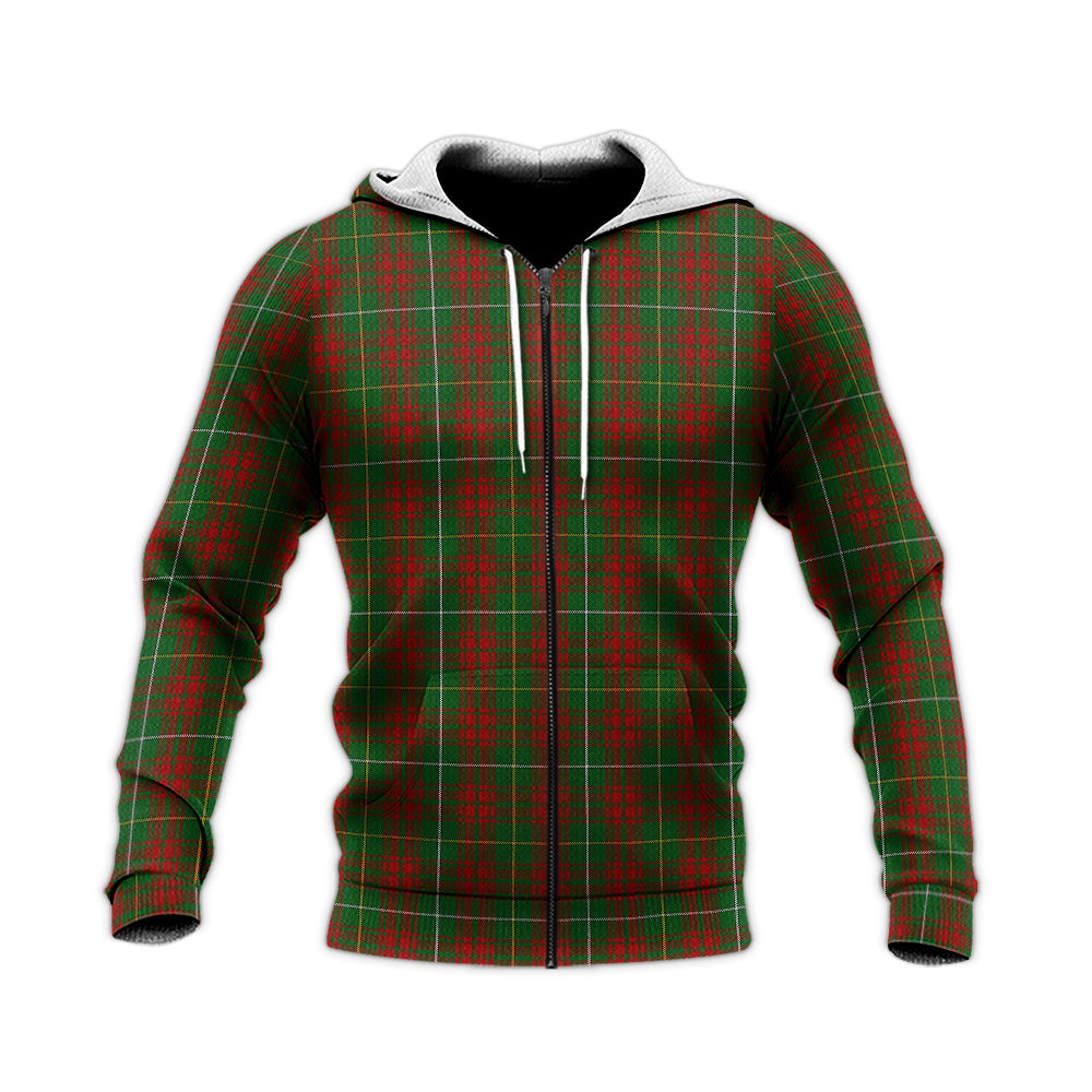 Bruce Hunting Tartan Knitted Hoodie Unisex Knitted Zip Hoodie - Tartanvibesclothing