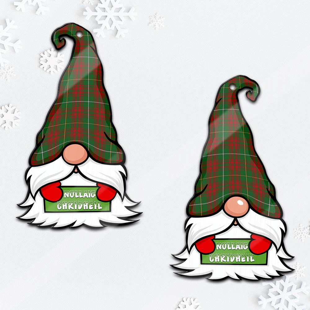 Bruce Hunting Gnome Christmas Ornament with His Tartan Christmas Hat - Tartan Vibes Clothing