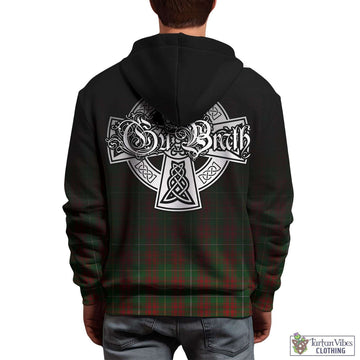 Bruce Hunting Tartan Hoodie Featuring Alba Gu Brath Family Crest Celtic Inspired