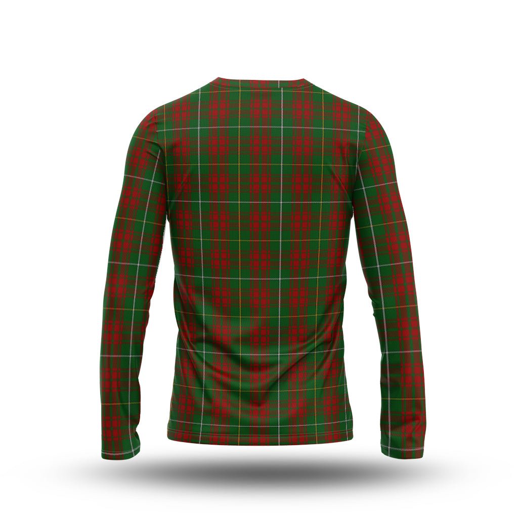 Bruce Hunting Tartan Long Sleeve T-Shirt with Family Crest - Tartanvibesclothing