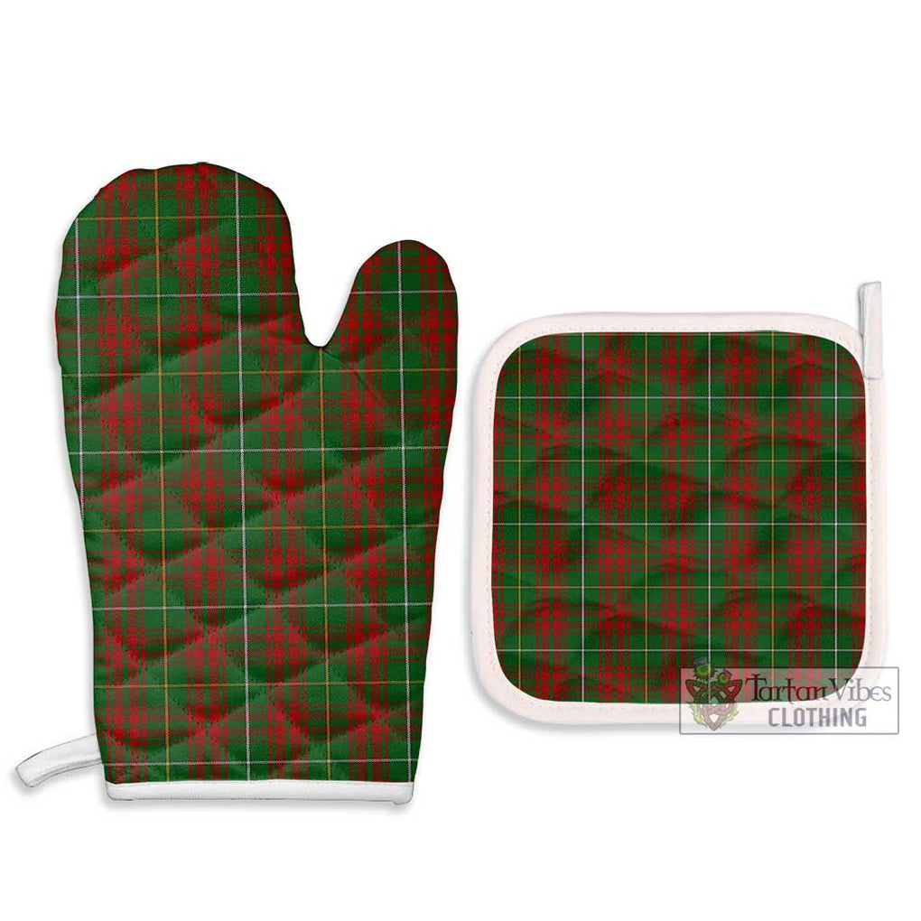 Bruce Hunting Tartan Combo Oven Mitt & Pot-Holder Combo 1 Oven Mitt & 2 Pot-Holder White - Tartan Vibes Clothing