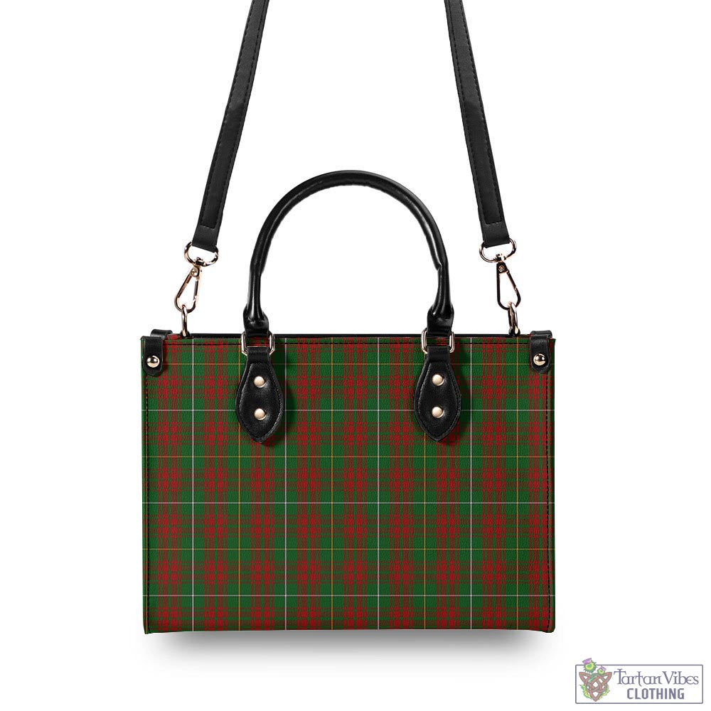 Tartan Vibes Clothing Bruce Hunting Tartan Luxury Leather Handbags