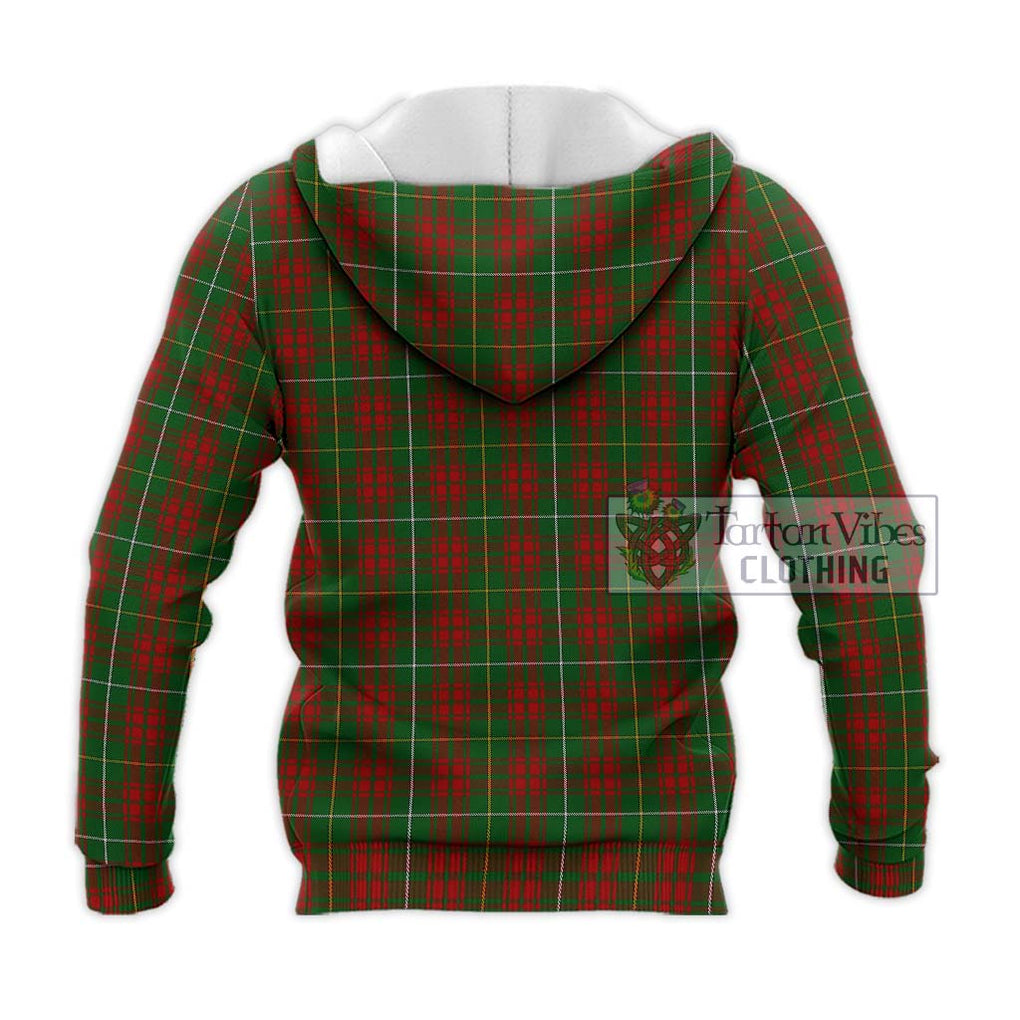 Bruce Hunting Tartan Knitted Hoodie with Family Crest DNA In Me Style - Tartanvibesclothing Shop