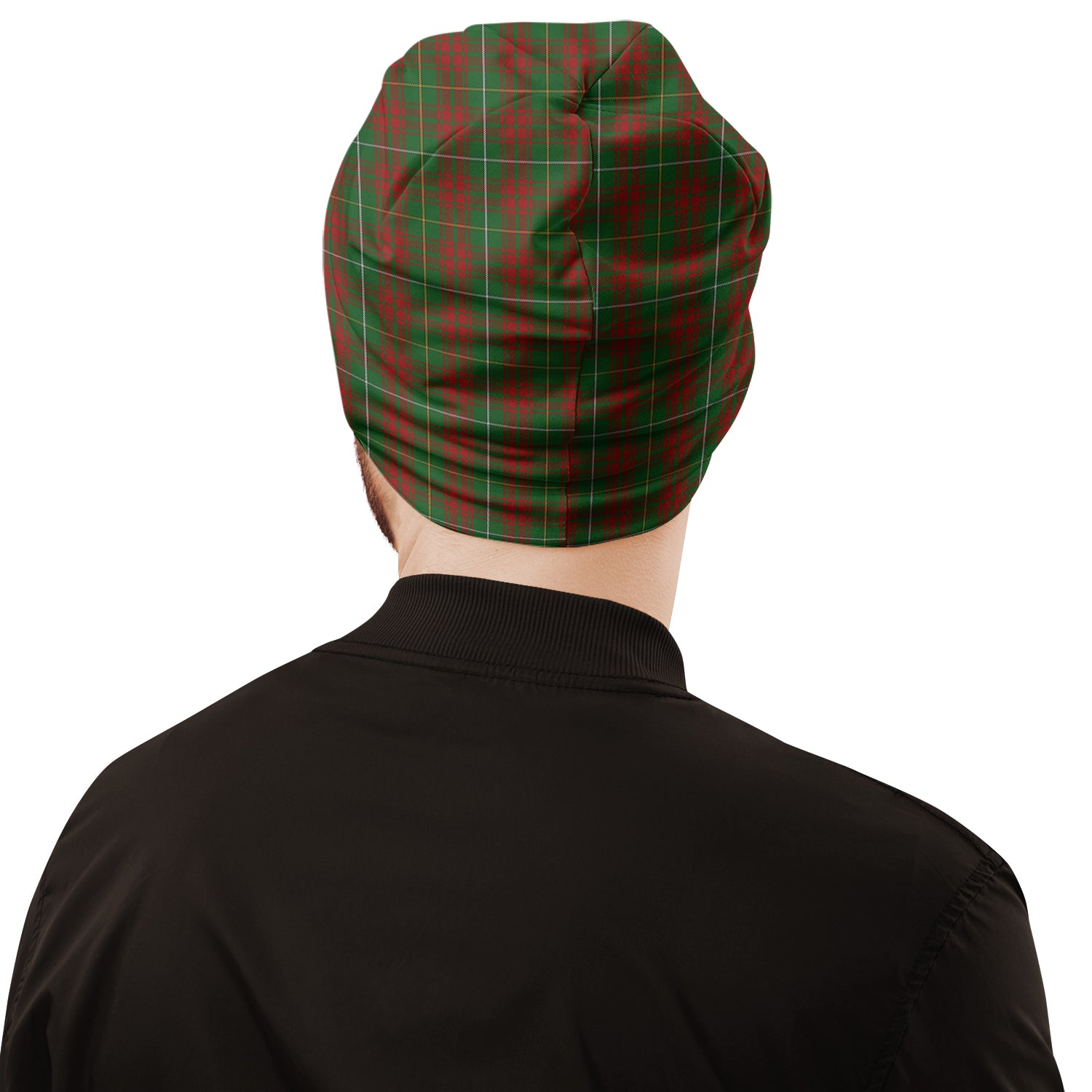 Bruce Hunting Tartan Beanies Hat with Family Crest - Tartanvibesclothing