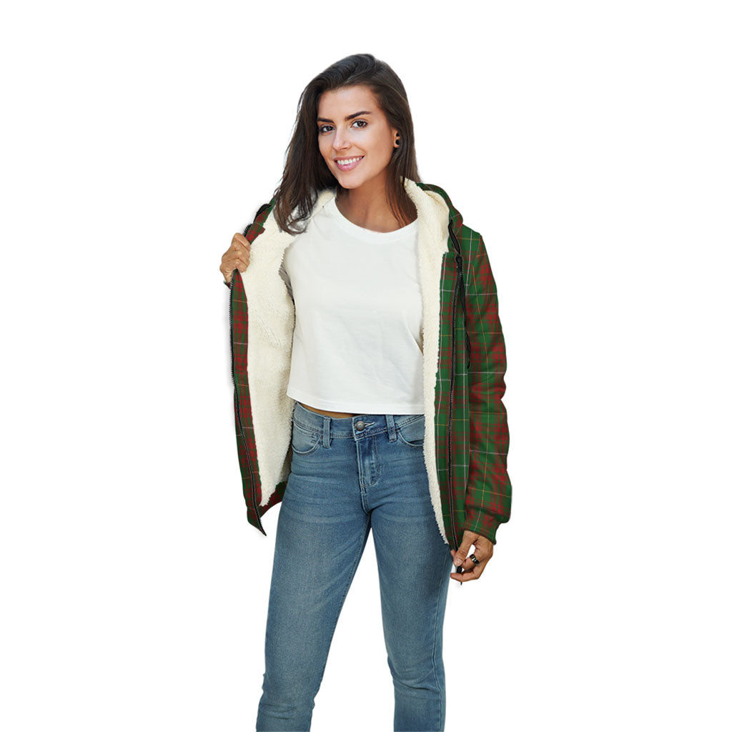 Bruce Hunting Tartan Sherpa Hoodie - Tartanvibesclothing