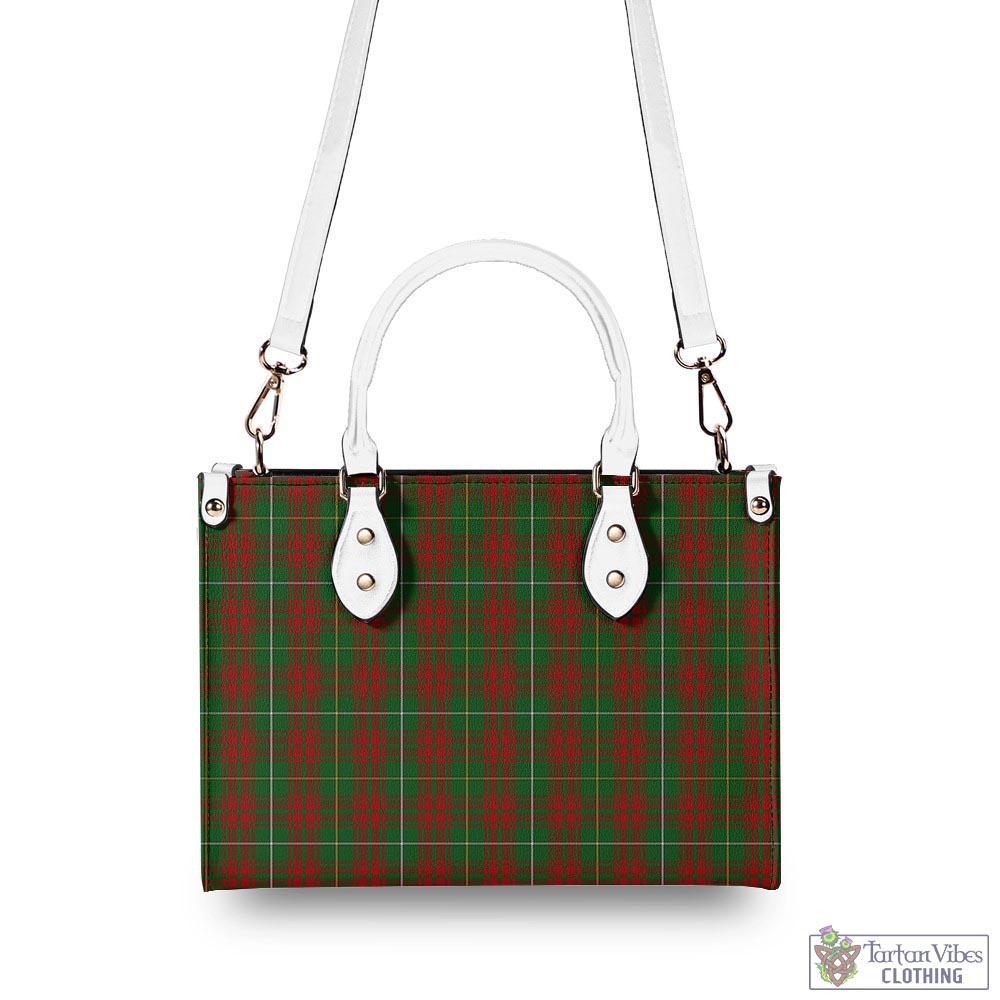 Tartan Vibes Clothing Bruce Hunting Tartan Luxury Leather Handbags