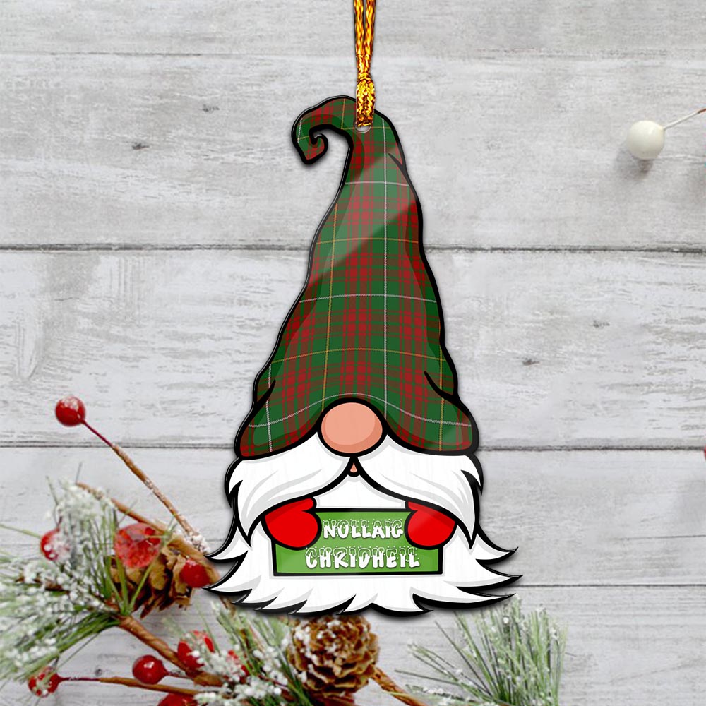 Bruce Hunting Gnome Christmas Ornament with His Tartan Christmas Hat - Tartan Vibes Clothing