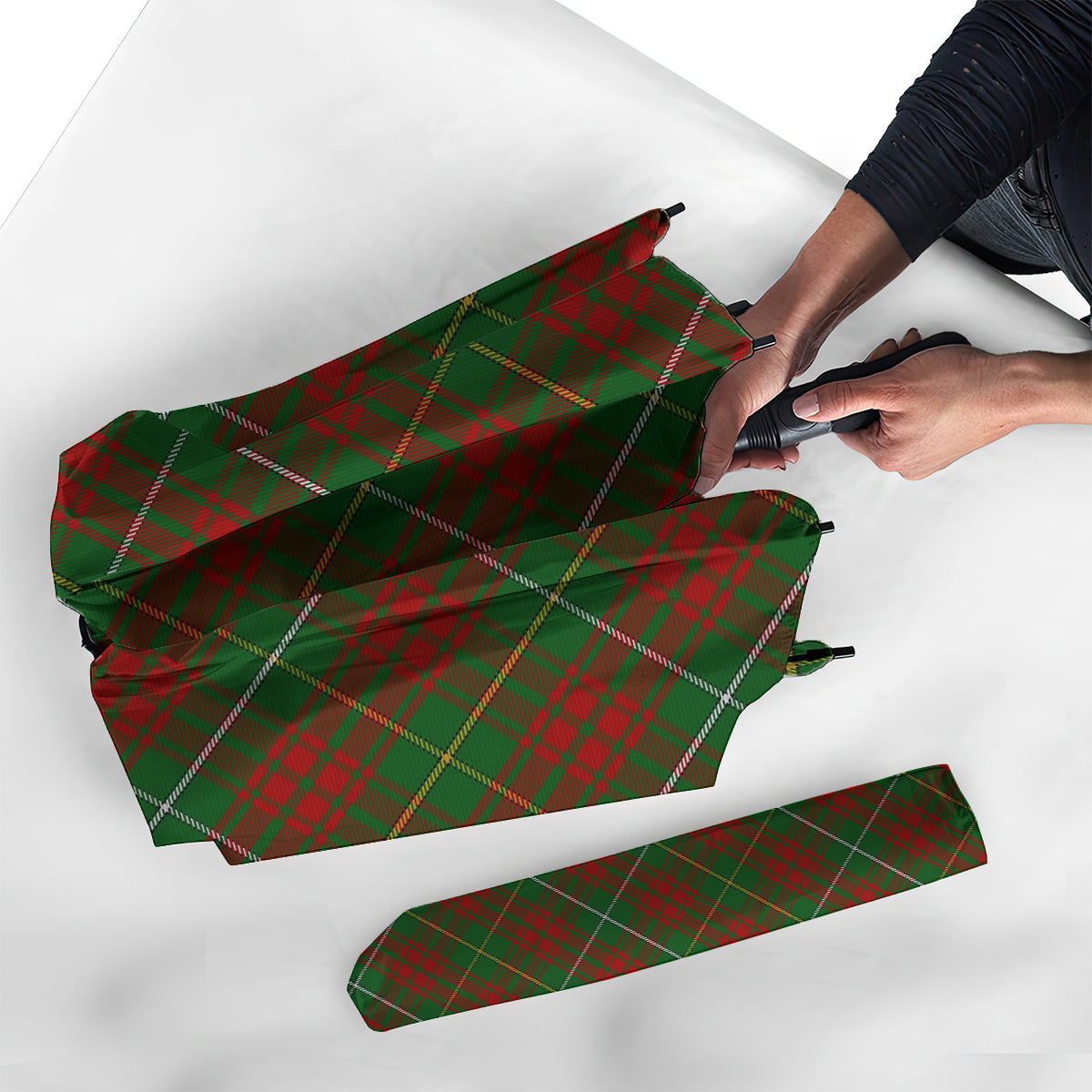 Bruce Hunting Tartan Umbrella - Tartanvibesclothing