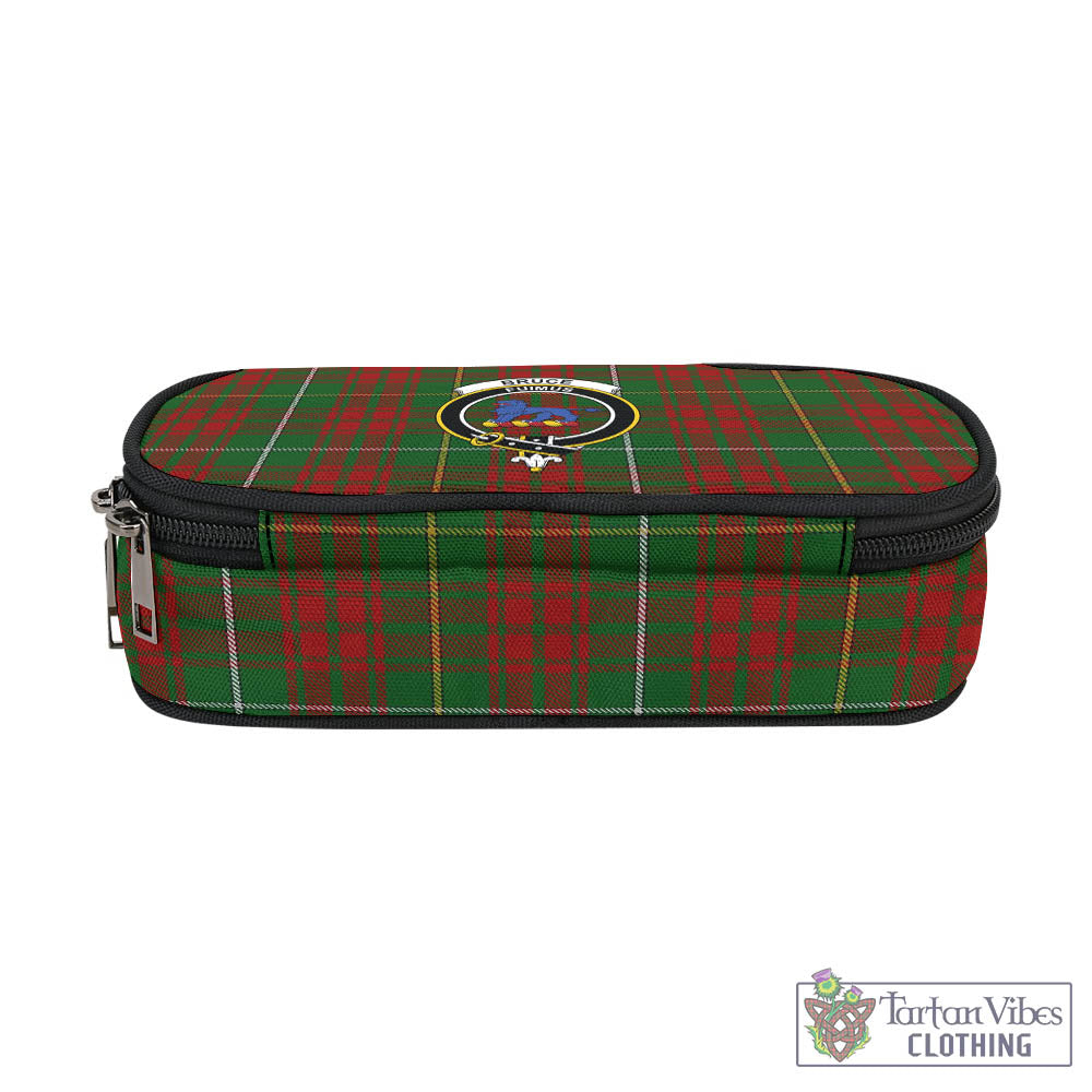 Tartan Vibes Clothing Bruce Hunting Tartan Pen and Pencil Case with Family Crest