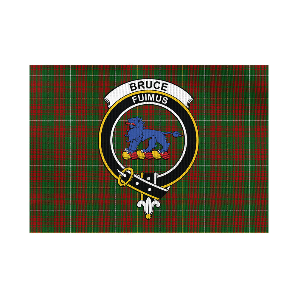 Bruce Hunting Tartan Flag with Family Crest - Tartan Vibes Clothing