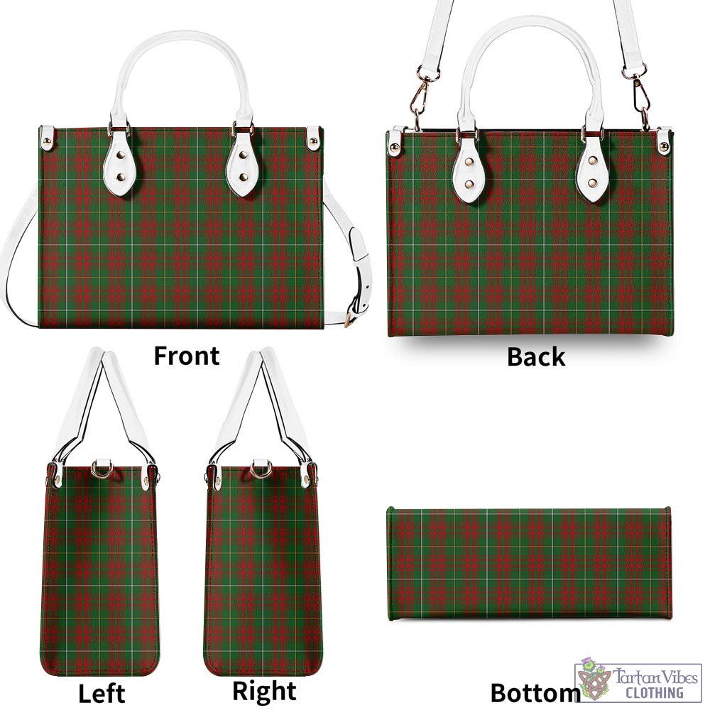 Tartan Vibes Clothing Bruce Hunting Tartan Luxury Leather Handbags